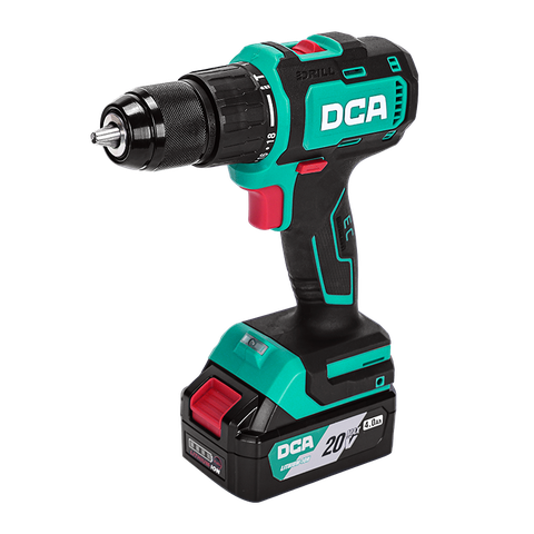 Máy Khoan Vặn Vít Dùng Pin DCA ADJZ2055i 20V 60Nm 2 Pin 4.0Ah Khoan Gỗ 38mm Thép 13mm