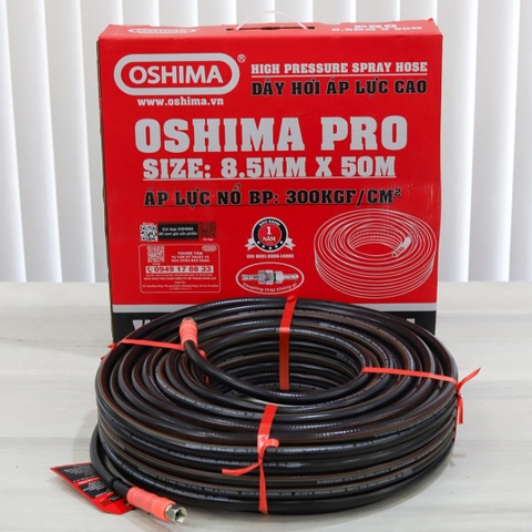Ống nhựa PVC OSHIMA Pro 8.5mm x 50m Đen