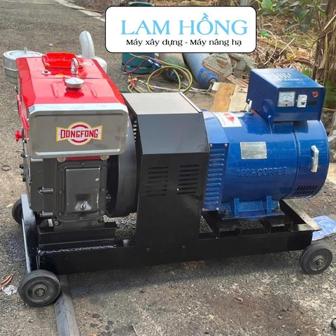 Máy phát điện đầu nổ LAM HỒNG D30 24kW 380V mát nước