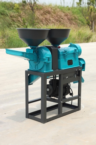 Khung, cối xát nghiền gạo Huspanda HN110-F26 (Pulley đảo chiều - Không Motor - Không sàng lọc sạn rung)