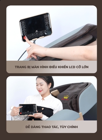 Ghế massage Queen Crown QE 66 Pro