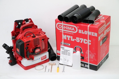 Máy thổi lá OSHIMA MTL57cc 2.5kW Đỏ 2 thì