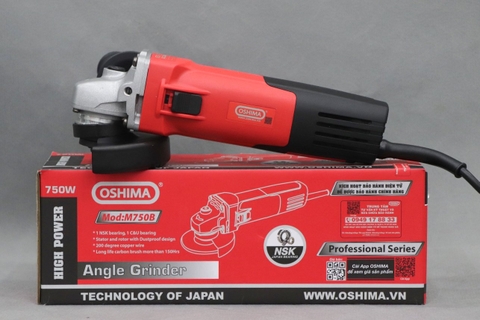 Máy mài góc Oshima M750B 750W Đỏ Điện 1 pha
