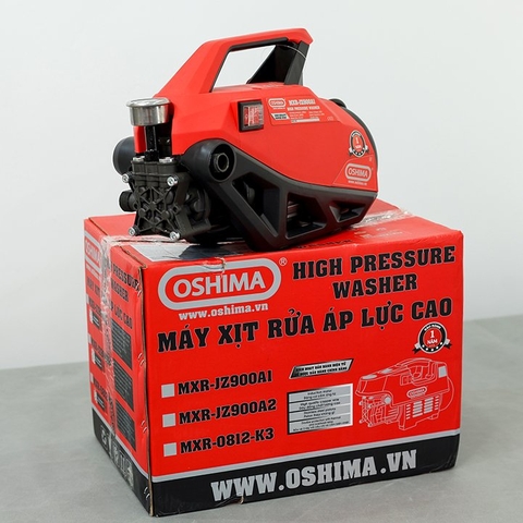 Máy xịt rửa Oshima MXR-JZ900A1 2.5kW Đỏ Điện 1 pha