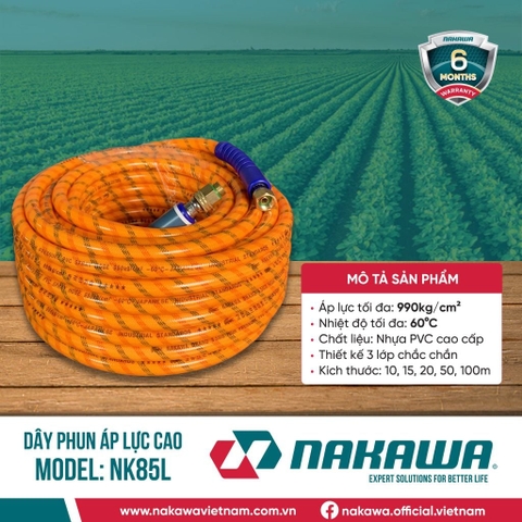 Dây phun áp lực cao NAKAWA NK85L