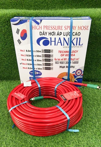 Ống nhựa PVC Hankil No.5 8.5mm x 50m Đỏ