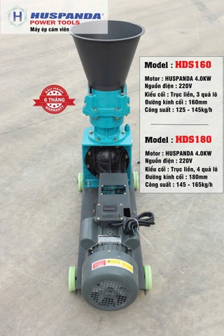 Máy ép cám viên Huspanda HSD180