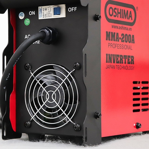 Máy hàn OSHIMA MMA-200A 7.1KVA Đỏ