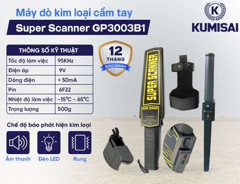 Máy dò kim loại Super Scanner GP3003B1