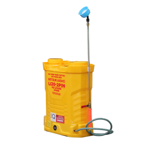 Máy phun thuốc trừ sâu, côn trùng điện MITSUKAISHO Li20-pin Vàng Pin lithium 12V8Ah