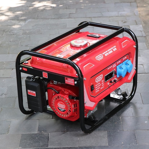 Tổ máy phát điện OSHIMA MPD-3000 3.0KW Đỏ 4 thì (chạy xăng)