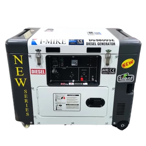 Máy Phát Điện Chạy Dầu I-Mike 6Kw DG9800SE Siêu Chống Ồn Mở Nắp Trên