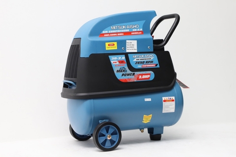 Máy nén khí Mitsukaisho 30-2.0 2.0HP Xanh đậm Điện 1 pha (có dầu, nhanh, dây đồng)