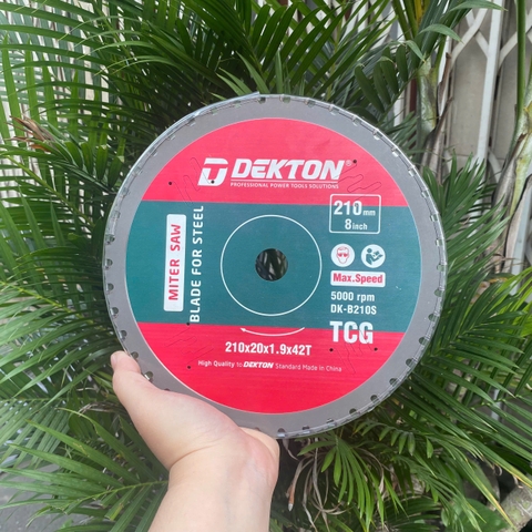 Lưỡi Cắt Sắt Hợp Kim Dekton DK-B210S 210mm