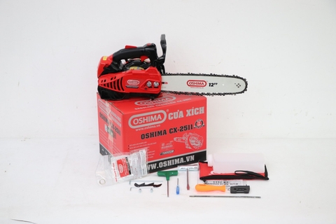 Cưa xích OSHIMA CX-2511 25cc Đỏ-đen