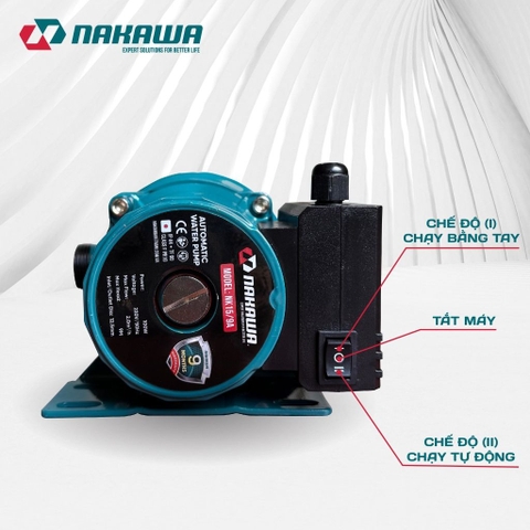 Máy bơm tăng áp Nakawa NK15/9A