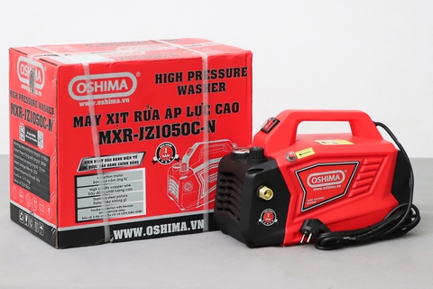 Máy xịt rửa OSHIMA MXR-JZ1050C-N 2.8kW Đỏ Điện 1 pha