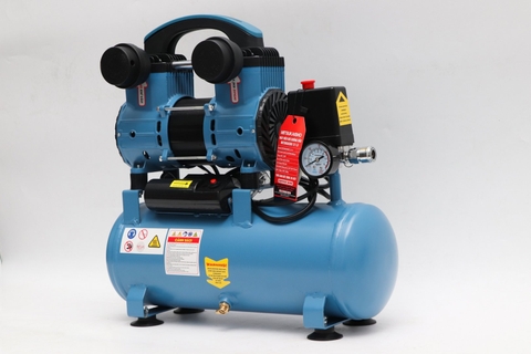 Máy nén khí Mitsukaisho 12-1.5 1.5HP Xanh dương Điện 1 pha (Không dầu,nhanh,dây đồng)