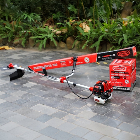 Máy cắt cỏ OSHIMA SUPER 330 900W Đỏ-đen 2 thì (rời, chết)