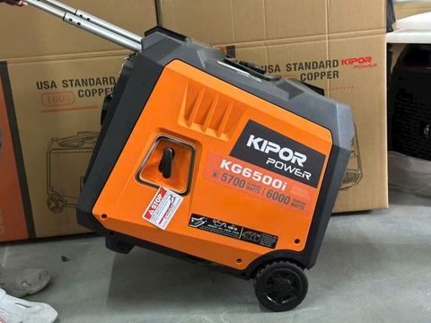 Máy Phát Điện Chạy Xăng Inverter Kipor 6Kw KG6500i – Chống Ồn