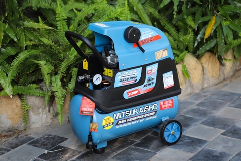 Máy nén khí Mitsukaisho 30-2.0 2.0HP Xanh đậm Điện 1 pha (có dầu, nhanh, dây đồng)