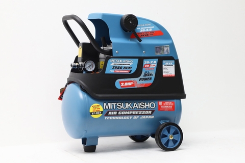 Máy nén khí Mitsukaisho 30-2.0 2.0HP Xanh đậm Điện 1 pha (có dầu, nhanh, dây đồng)