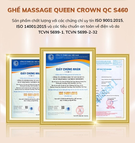 Ghế massage Queen Crown QC S460