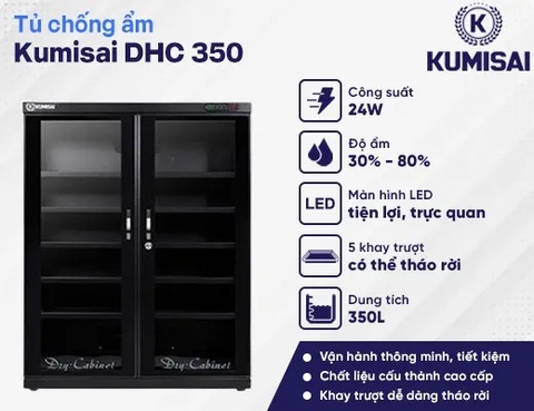 Tủ chống ẩm Kumisai DHC 350