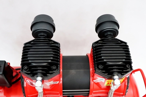 Máy nén khí Oshima 40-3.0 3.0HP Đỏ Điện 1 pha (Không dầu,nhanh,dây đồng)