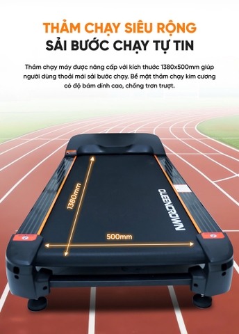 Máy chạy bộ Queen Crown QS670