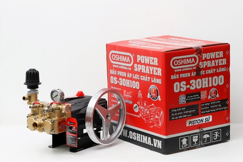 Đầu phun áp lực chất lỏng OSHIMA OS-30H100 5.0HP Đen (hoạt động bằng sức kéo động cơ)