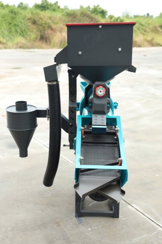 Khung, cối xát nghiền gạo Huspanda HNF-4UDP (Pulley đảo chiều - Không Motor - Không sàng lọc sạn rung)