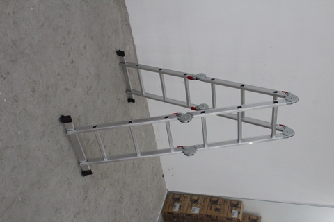 Thang nhôm xếp Oshima T4D-3 Xanh đậm (4 đoạn, 3 bậc)