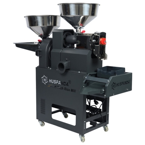Khung, cối xát nghiền gạo Huspanda HGI750S (Pulley đảo chiều - Không motor -  Không Sàng lọc sạn rung )