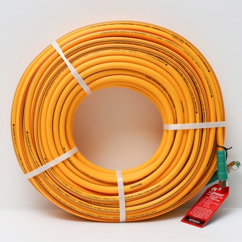Ống nhựa PVC Elephant No.6 8.5mm x 50m Vàng