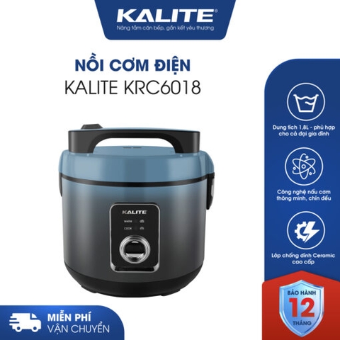 Nồi cơm điện KALITE KRC6018 700W chống dính dung tích 1,8L