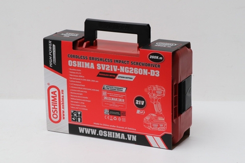 Siết vít pin lithium Oshima SV21V-NG260N-D3 (Thân Máy)