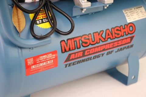Máy nén khí Mitsukaisho 24-2.0 2.0HP Xanh đậm Điện 1 pha (có dầu, nhanh, dây đồng)