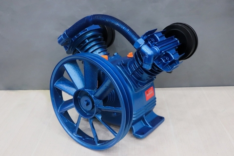 Đầu của máy nén khí OSHIMA 2x80 2.0HP~5.0HP Xanh đậm (hoạt động bằng sức kéo động cơ)