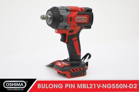 Mở bu lông pin lithium Oshima MBL21V-NG550N-D2 (Thân máy)