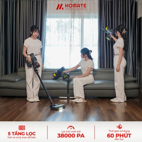 Máy hút bụi không dây HOMATE M550D