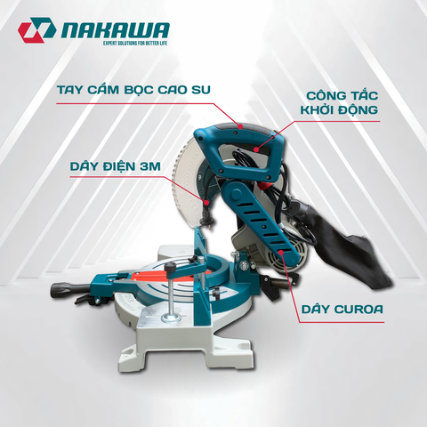 Máy cắt nhôm curoa NAKAWA NK-MS255A