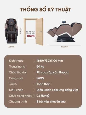 Ghế massage Queen Crown QA35