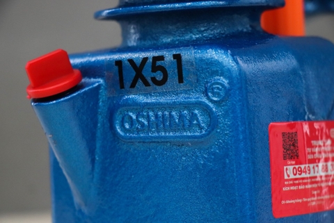 Đầu của máy nén khí OSHIMA 1x51 1/4HP~1/2HP Xanh đậm (hoạt động bằng sức kéo động cơ)
