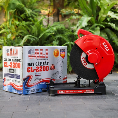 Máy cắt sắt CALI CL-2200 2.2kW Đỏ-đen Điện 1 pha