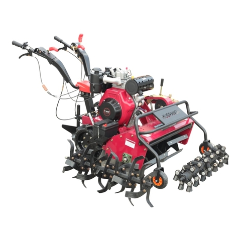 Máy băm, xới cỏ đa năng Huspanda HBC800DE (Động cơ dầu 188F - Estart)