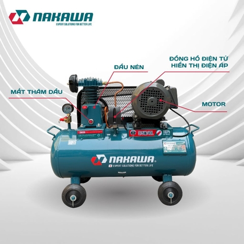 Máy Nén Khí Dây Đai NAKAWA NK0540PRO 375W 40L