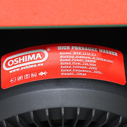 Máy xịt rửa Oshima MXR-1215-C1 2.8kW Đen