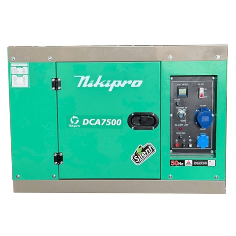 Máy Phát Điện Dầu Chống Ồn 7Kw NikiPro DCA7500