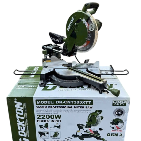 Máy cắt ti trượt trực tiếp Dekton DK-CNT305XTT 2200W đường kính lưỡi cắt 305mm